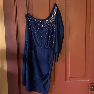 Blue dress